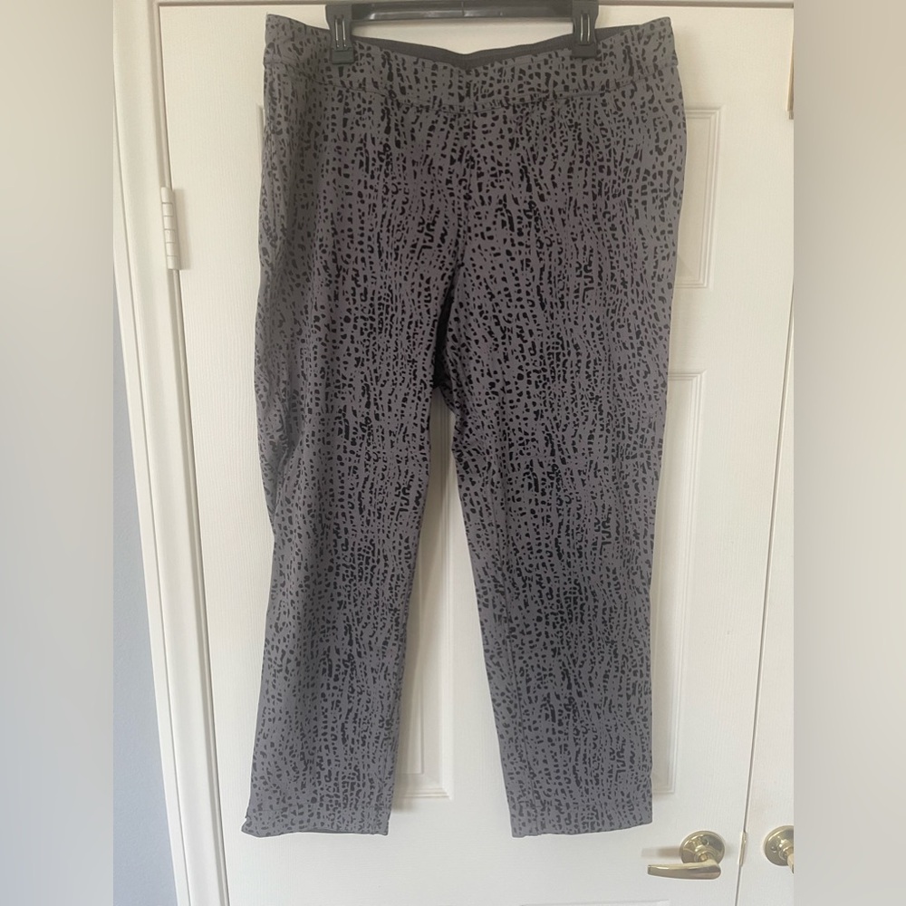 Slimsation Gray and Black Pull on Pant - Reversible. Size 18